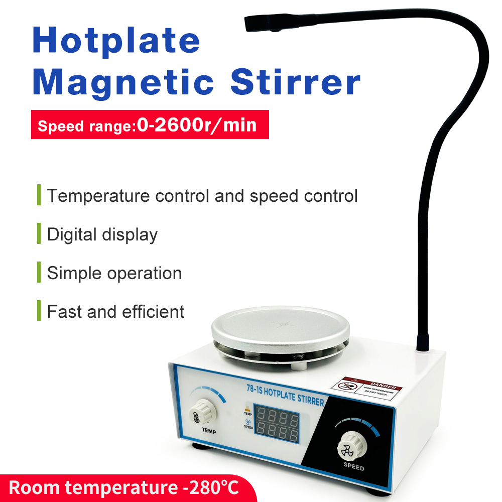 Lab Magnetic Stirrer Hot Plate - Mieszadło magnetyczne z podgrzewaniem 2L, wtyczka