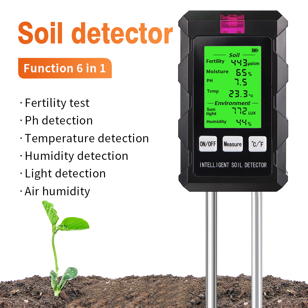 Cyfrowy tester gleby 6 w 1 Wie – Ph Meter Digital Water Tester recenzja i cena