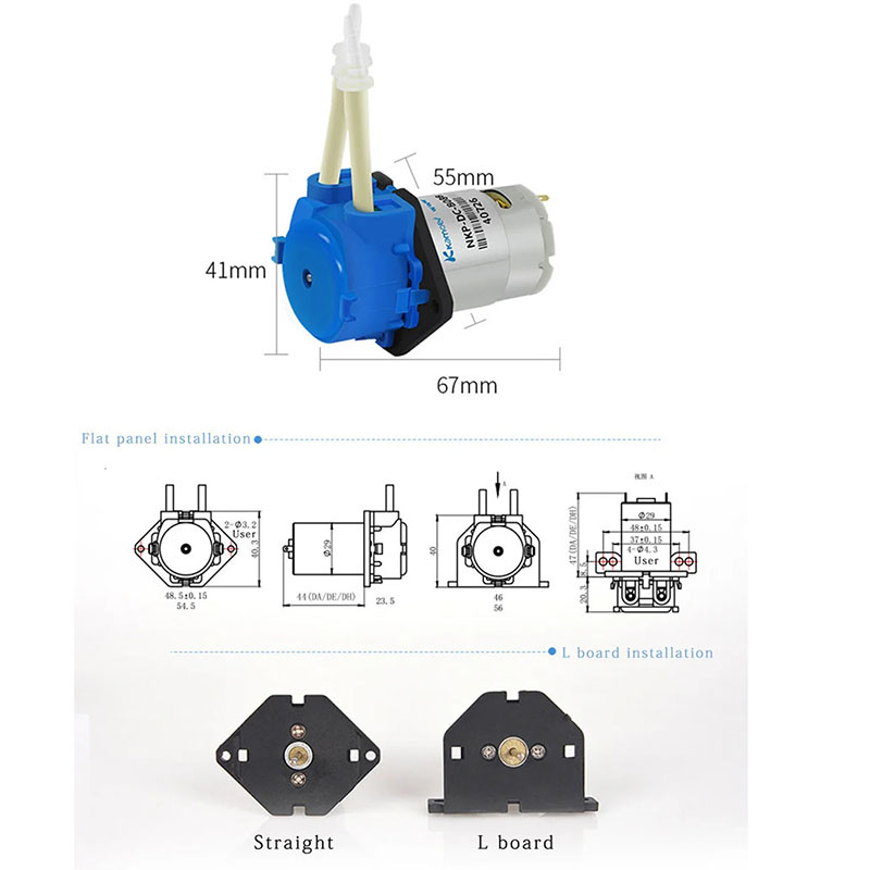 Mała pompa perystaltyczna DC 6 – Mini Peristaltic Pump 12V recenzja i cena